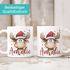 Kindertasse Keramik Weihnachtstiere Rentier Elch Kuh mit Wunschname personalisierte Geschenke SpecialMe®preview