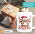 Kindertasse Keramik Weihnachtstiere Rentier Elch Kuh mit Wunschname personalisierte Geschenke SpecialMe®preview