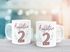 Kindertasse Kunststoff 1.2. Geburtstag Personalisiertes Geschenk personalisierte Namenstasse für Kinder Mädchen SpecialMe®preview