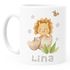 Kindertasse Kunststoff Dino Baby Namenstasse für Kinder Dinoaurier Tier Motiv Jungen Mädchen SpecialMe®preview