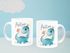 Kindertasse Kunststoff Dino Dinosaurier Schmetterling personalisierte Tasse mit Name für Kinder Jungen Mädchen SpecialMe®preview