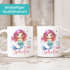 Kindertasse Kunststoff Einschulung Meerjungfrau mit Jahr und Name personalisierbar Schulkind 2026 für Mädchen SpecialMe®preview