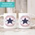 Kindertasse Kunststoff Einschulung Schulkind 2025 Stern-Design Jahreszahl personalisierbar für Kinder Jungen Mädchen SpecialMe®preview