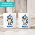 Kindertasse Kunststoff mit Pinguin | Papagei | Hai | Dinosaurier Aufdruck Geschenk Kinder Tiere Namensgeschenke für Jungen Mädchen SpecialMe®preview
