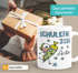 Kindertasse Kunststoff Schulkind 2026 Strichmännchen mit Schultüte personalisierte Namenstasse für Kinder Einschulung SpecialMe®preview