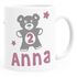 Kindertasse Kunststoff Teddybär 1-2 Geburtstag Baby personalisierte Namenstasse für Kinder Jungen Mädchen SpecialMe®preview