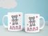 Kindertasse Kunststoff Teddybär 1-2 Geburtstag Baby personalisierte Namenstasse für Kinder Jungen Mädchen SpecialMe®preview