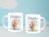 Kindertasse Kunststoff Tiermotive Bär, Hase, Fuchs mit Namen personalisierte Namenstasse für Kinder SpecialMe®preview