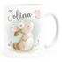 Kindertasse Kunststoff Tiermotive Bär, Hase, Fuchs mit Namen personalisierte Namenstasse für Kinder SpecialMe®preview