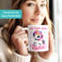 Kindertasse mit Einhorn Spruch Diese Tasse gehört personalisierte Namenstasse aus Keramik für Kinder Mädchen SpecialMe®preview