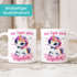 Kindertasse mit Einhorn Spruch Diese Tasse gehört personalisierte Namenstasse aus Keramik für Kinder Mädchen SpecialMe®preview