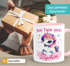 Kindertasse mit Einhorn Spruch Diese Tasse gehört personalisierte Namenstasse aus Keramik für Kinder Mädchen SpecialMe®preview