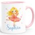 Kindertasse Namenstasse aus Keramik Ballerina Geschenk für Mädchen Ballett Tanzen personalisiert Wunschname SpecialMe®preview