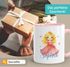 Kindertasse Namenstasse aus Keramik Prinzessin Aquarell Illustration Geschenk für Mädchen personalisiert Wunschname SpecialMe®preview