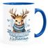 Kindertasse Weihnachten Tier-Motive personalisiert mit Namen Namenstasse Geschenk für Jungen und Mädchen SpecialMe®preview