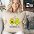 Kissen-Bezug Avocado - You complete me Kissen-Hülle Deko-Kissen Baumwolle Valentinstagsgeschenk MoonWorks®preview