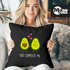 Kissen-Bezug Avocado - You complete me Kissen-Hülle Deko-Kissen Baumwolle Valentinstagsgeschenk MoonWorks®preview