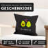 Kissen-Bezug Avocado - You complete me Kissen-Hülle Deko-Kissen Baumwolle Valentinstagsgeschenk MoonWorks®preview