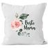 Kissen-Bezug Beste Mama Geschenk Muttertag Watercolor Kissen-Hülle Deko-Kissen Baumwolle MoonWorks®preview