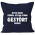 Kissen-Bezug Bitte nicht stören ich bin schon gestört genug Spruch Sprüche Kissen-Hülle Deko-Kissen Baumwolle MoonWorks®preview