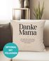 Kissen-Bezug Danke Mama Spruch mit Name personalisiert persönliches Muttertagsgeschenk SpecialMe®preview