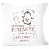Kissen-Bezug Die Schönsten Pinguine werden im {style_variation} geboren Geschenk Geburtstag Dekokissen SpecialMe®preview