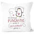 Kissen-Bezug Die Schönsten Pinguine werden im {style_variation_string} geboren Geschenk Geburtstag Dekokissen SpecialMe®preview