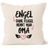 Kissen-Bezug Engel ohne Flügel nennt man Oma Geschenk Oma Kissen-Hülle Deko-Kissen Baumwolle MoonWorks®preview