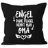 Kissen-Bezug Engel ohne Flügel nennt man Oma Geschenk Oma Kissen-Hülle Deko-Kissen Baumwolle MoonWorks®preview
