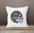 Kissen-Bezug Faultier Mit Dir bin ich am liebsten faul Spruch Pärchen Geschenk Mond Kissen-Hülle Deko-Kissen Baumwolle MoonWorks®preview