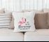 Kissen-Bezug Flamingo Ich bin ein Flamingo ich darf das Spruch Pusteblume Kissen-Hülle Deko-Kissen Baumwolle MoonWorks®preview