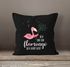 Kissen-Bezug Flamingo Ich bin ein Flamingo ich darf das Spruch Pusteblume Kissen-Hülle Deko-Kissen Baumwolle MoonWorks®preview