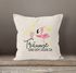 Kissen-Bezug Flamingo Träume sind zu jagen da Kissen-Hülle Deko-Kissen Baumwolle MoonWorks®preview
