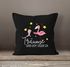 Kissen-Bezug Flamingo Träume sind zu jagen da Kissen-Hülle Deko-Kissen Baumwolle MoonWorks®preview