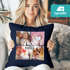 Kissen-Bezug Fotokissen Collage bis 4 Bilder und Wunschtext Fotogeschenk Beste Mama Dekokissen Baumwolle SpecialMe®preview