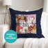 Kissen-Bezug Fotokissen Collage bis 4 Bilder und Wunschtext Fotogeschenk Beste Mama Dekokissen Baumwolle SpecialMe®preview