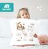Kissen-Bezug Geburtsdaten personalisierte Namensgeschenke Taufe Kissen-Hülle Baumwolle Dekokissen Babyzimmer SpecialMe®preview