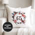 Kissen-Bezug Geburtstag {style_variation_string} Geschenk-Kissen Blumen Blüten Blumenkranz Bordüre Kissen-MoonWorks®preview