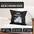 Kissen-Bezug Hase I love you like nobunny else Geschenk Liebe Spruch Liebespruch Wortspiel Watercolor Kissen-Hülle Baumwolle MoonWorks®preview