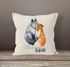 Kissen-Bezug Heimat ist kein Ort sondern ein Gefühl Fuchs Liebe Spruch Geschenk Kissenhülle Dekokissen Baumwolle MoonWorks®preview