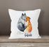 Kissen-Bezug Heimat ist kein Ort sondern ein Gefühl Fuchs Liebe Spruch Geschenk Kissenhülle Dekokissen Baumwolle MoonWorks®preview