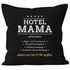 Kissen-Bezug Hotel Mama Muttertagsgeschenk Kissen-Hülle Deko-Kissen Baumwolle MoonWorks®preview