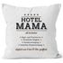Kissen-Bezug Hotel Mama Muttertagsgeschenk Kissen-Hülle Deko-Kissen Baumwolle MoonWorks®preview