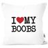 Kissen-Bezug I love my Penis/Pimmel Boobs I love your Boobs/Penis lustiger Spruch Ironie Deko-Kissen MoonWorks®preview