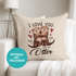 Kissen-Bezug I love you like no Otter personalisierte Geschenke Liebe mit Namen Bedrucken SpecialMe®preview