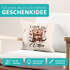 Kissen-Bezug I love you like no Otter personalisierte Geschenke Liebe mit Namen Bedrucken SpecialMe®preview