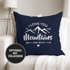 Kissen-Bezug I love you to the mountain and back Liebeserklärung Geschenk Valentinstag Weihnachten Moonworks®preview