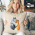 Kissen-Bezug Ich liebe dich Fuchs Geschenk Liebe Spruch Kissen-Hülle Deko-Kissen Baumwolle MoonWorks®preview