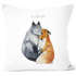 Kissen-Bezug Ich liebe dich Fuchs Geschenk Liebe Spruch Kissen-Hülle Deko-Kissen Baumwolle MoonWorks®preview