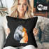 Kissen-Bezug Ich liebe dich Fuchs Geschenk Liebe Spruch Kissen-Hülle Deko-Kissen Baumwolle MoonWorks®preview